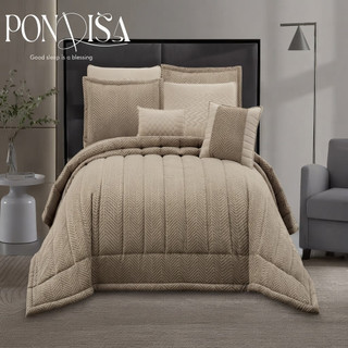 سرویس لحاف روتختی PONDISAدو نفره 8 تکه مدل JAKLIN