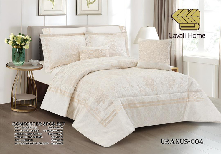 سرویس لحاف روتختیecobella دو نفره 8 تکه مدل URANUS