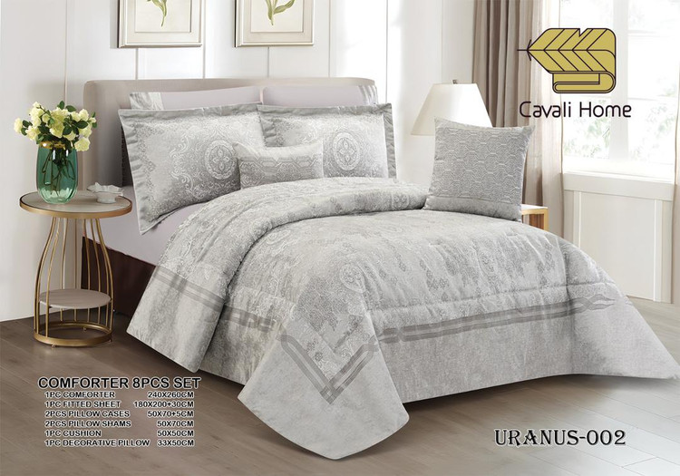 سرویس لحاف روتختیecobella دو نفره 8 تکه مدل URANUS